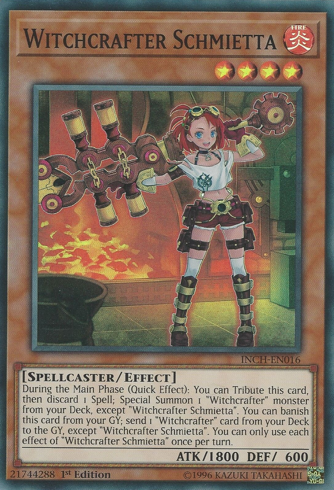 Witchcrafter Schmietta [INCH-EN016] Super Rare 