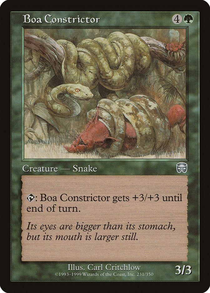 Boa Constrictor [Mercadian Masques] 