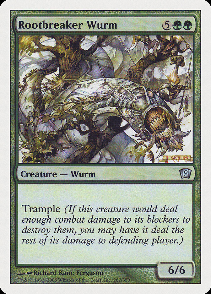 Rootbreaker Wurm [Ninth Edition]