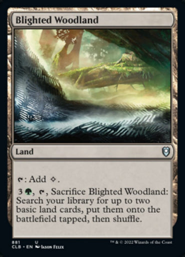 Blighted Woodland [Commander Legends: Battle for Baldur's Gate] 