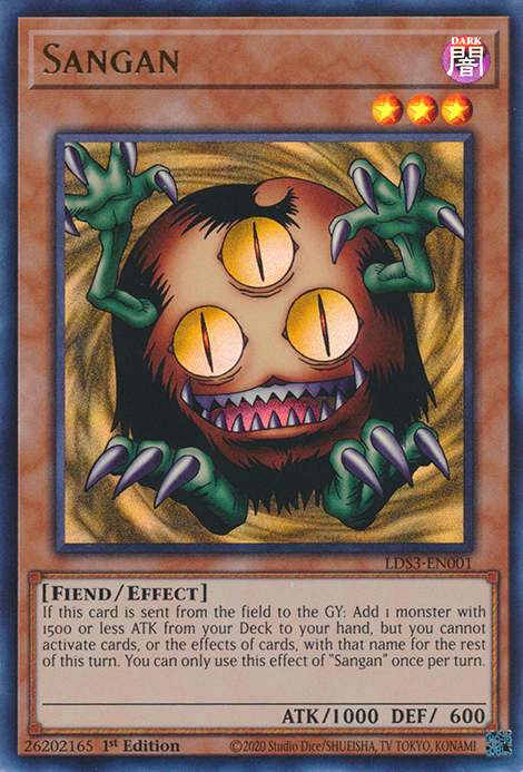 Sangan [LDS3-EN001] Ultra Rare 