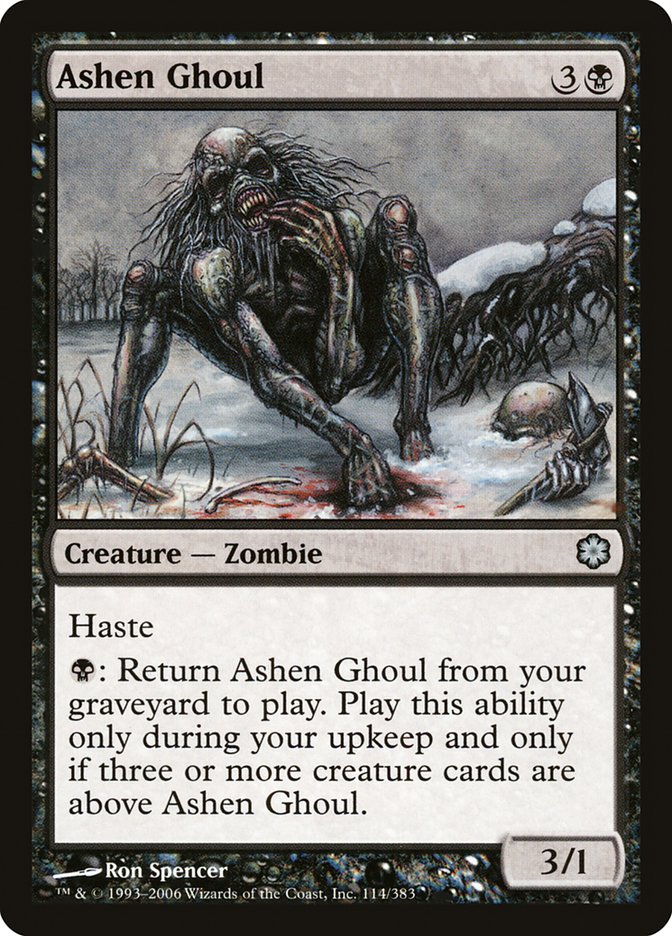 Ashen Ghoul [Coldsnap Theme Decks]