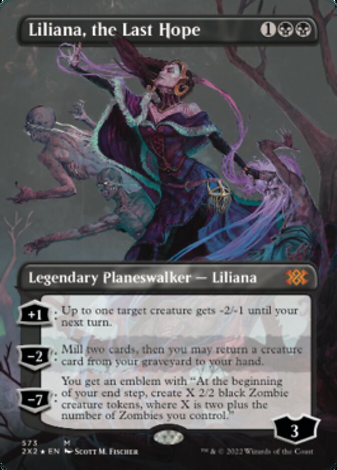 Liliana, the Last Hope (Textured Foil) [Double Masters 2022] 