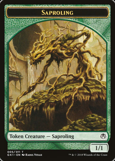 Saproling // Insect Double-Sided Token [Guilds of Ravnica Guild Kit Tokens] 