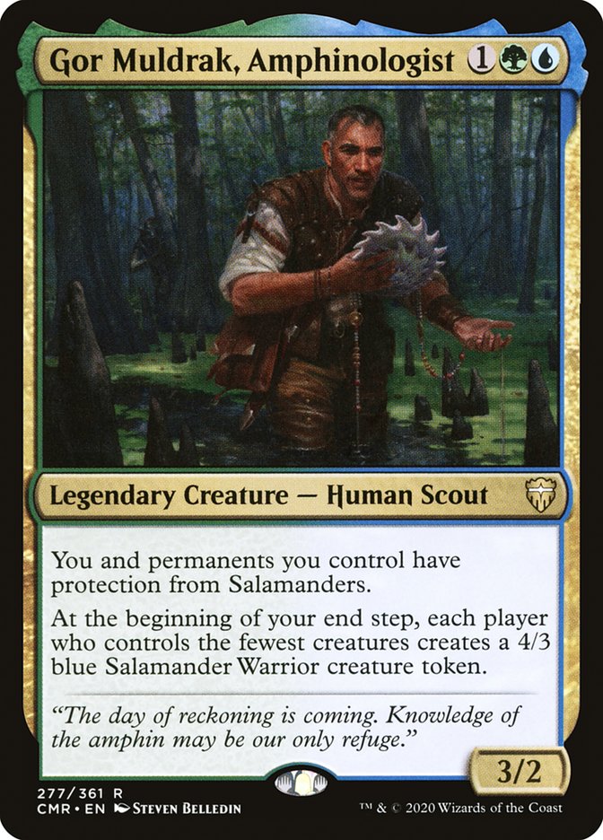 Gor Muldrak, Amphinologist [Commander Legends] 