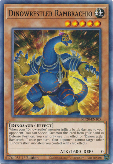 Dinowrestler Rambrachio [MP20-EN105] Common 