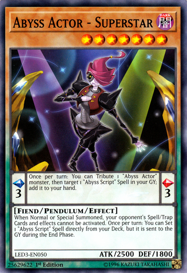 Abyss Actor - Superstar [LED3-EN050] Common 