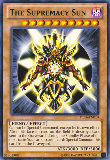 The Supremacy Sun (Green) [DL16-EN010] Rare 