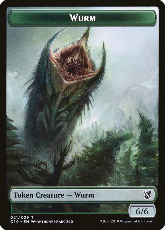 Wurm Token [Commander 2019 Tokens] 