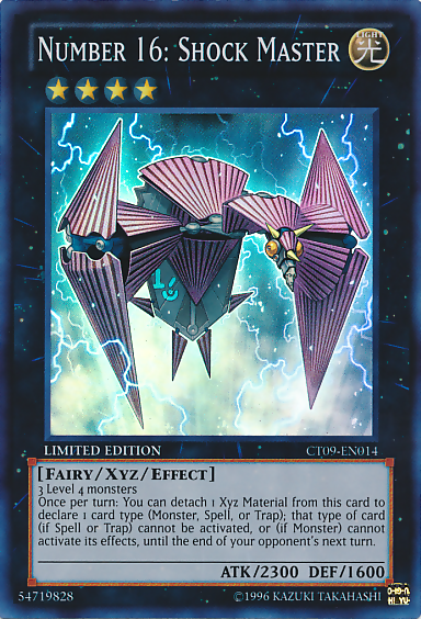 Number 16: Shock Master [CT09-EN014] Super Rare 