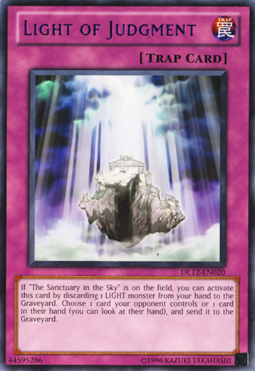 Light of Judgment (Purple) [DL12-EN020] Rare 
