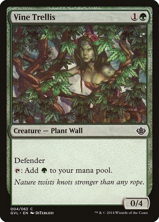 Vine Trellis (Garruk vs. Liliana) [Duel Decks Anthology] 