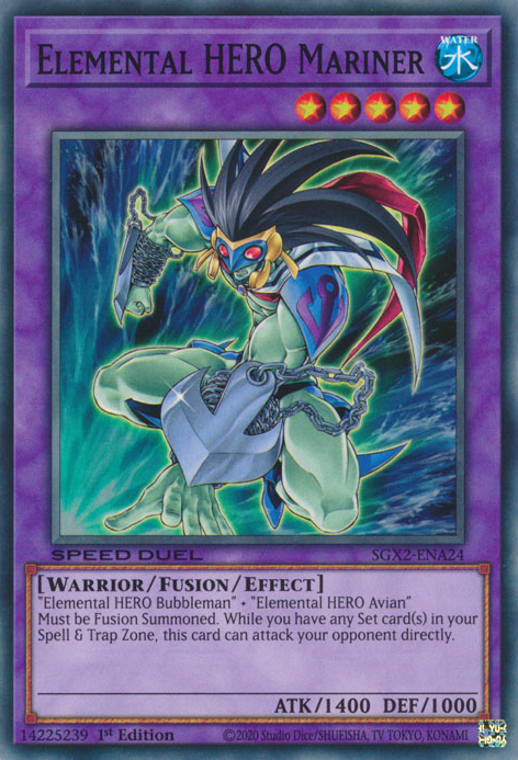 Elemental HERO Mariner [SGX2-ENA24] Common 