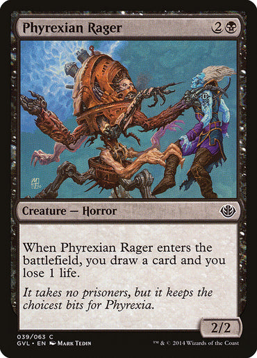 Phyrexian Rager (Garruk vs. Liliana) [Duel Decks Anthology] 