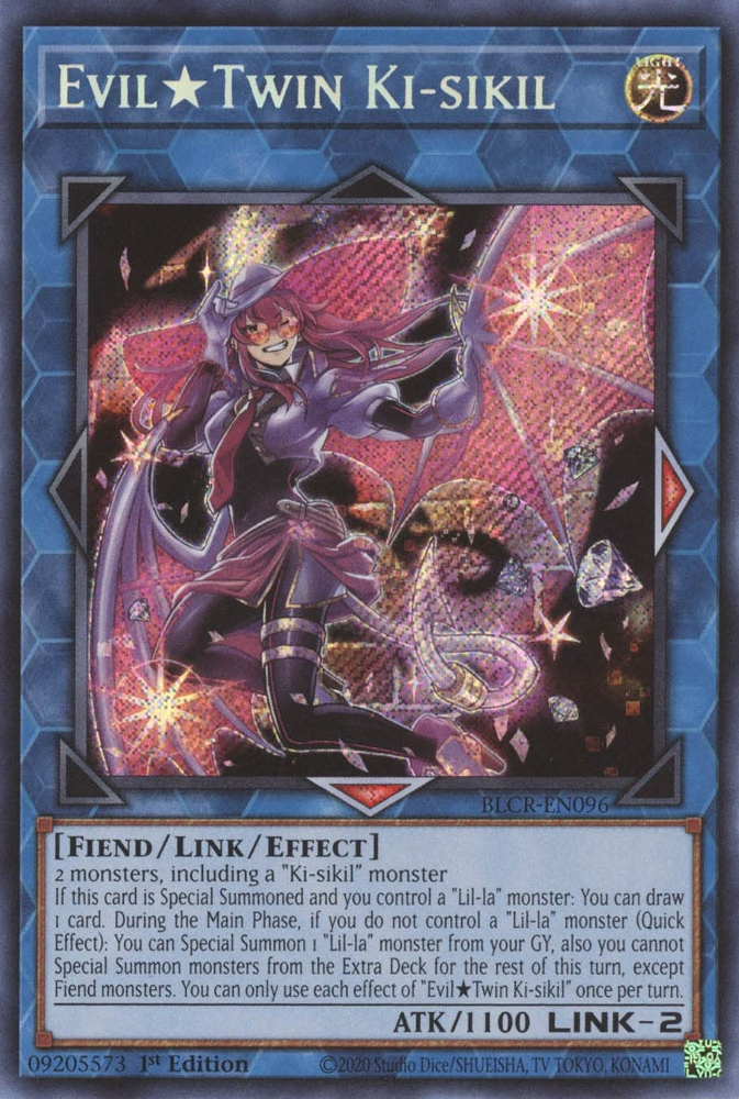 Evil Twin Ki-sikil [BLCR-EN096] Secret Rare 
