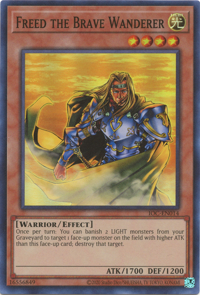 Freed the Brave Wanderer (25th Anniversary) [IOC-EN014] Super Rare 