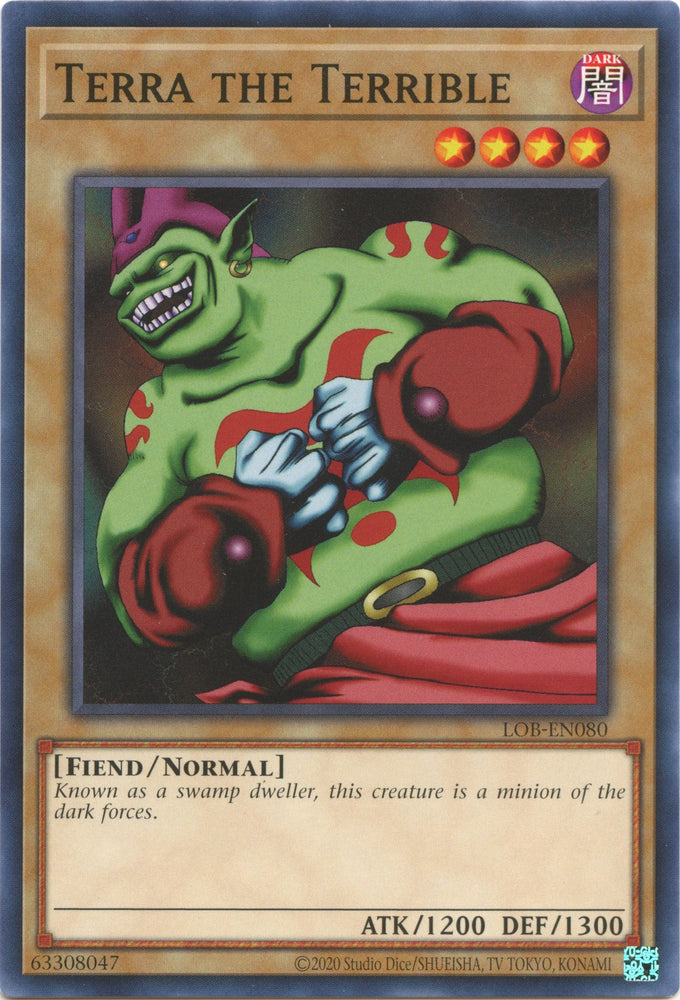 Terra the Terrible (25th Anniversary) [LOB-EN080] Common 