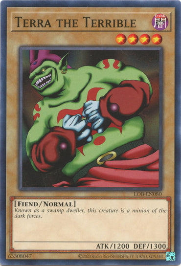 Terra the Terrible (25th Anniversary) [LOB-EN080] Common 