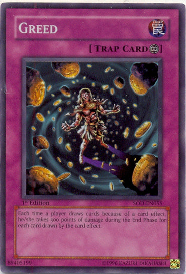 Greed [SOD-EN055] Super Rare 