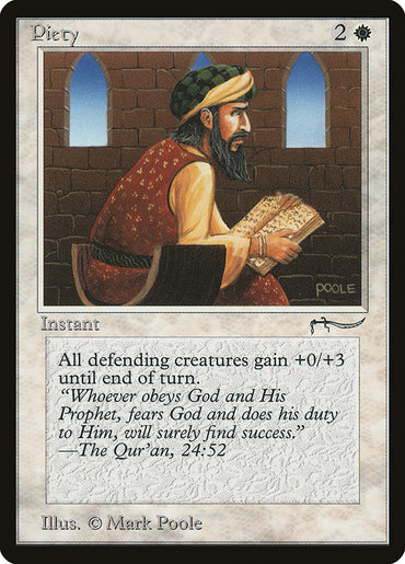 Piety (Light Mana Cost) [Arabian Nights] 