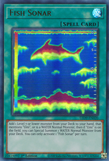 Fish Sonar [LED9-EN020] Ultra Rare 