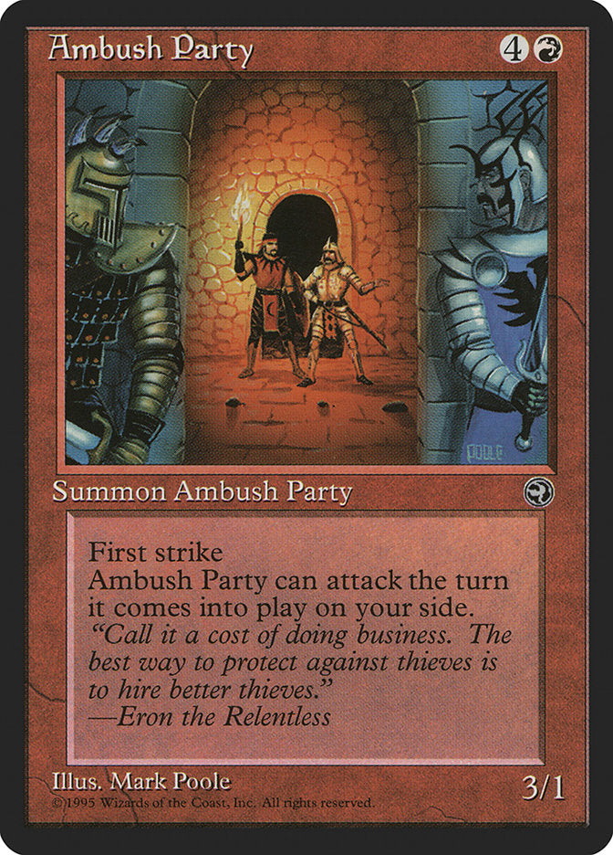 Ambush Party (Eron Flavor Text) [Homelands] 