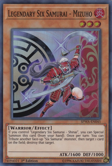 Legendary Six Samurai - Mizuho [SPWA-EN045] Super Rare 