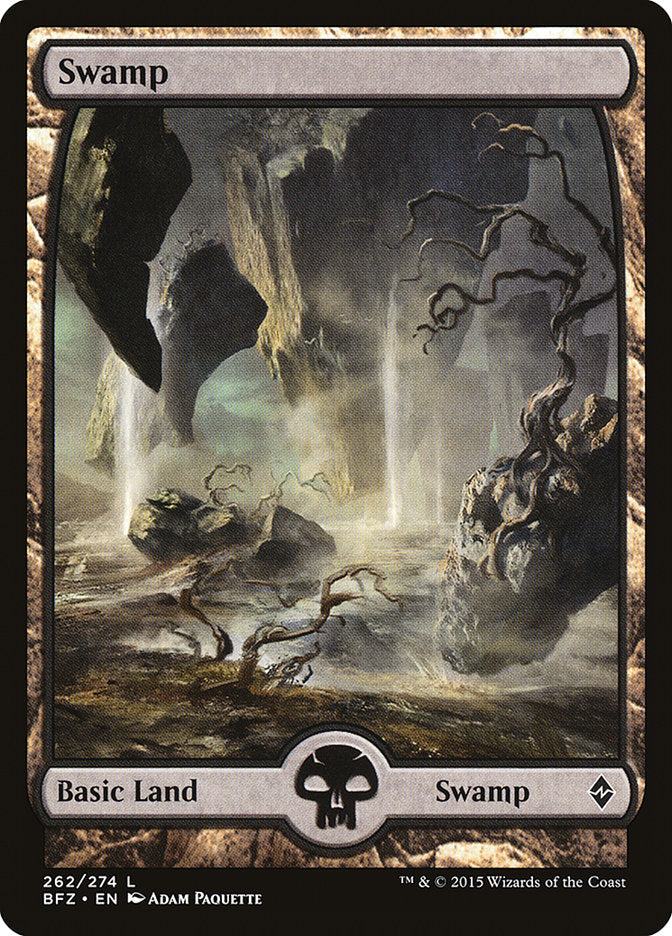 Swamp (262) (Full Art) [Battle for Zendikar] 