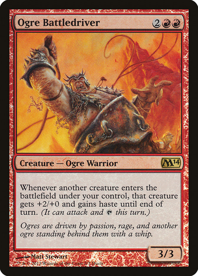 Ogre Battledriver (Duels of the Planeswalkers Promos) [Duels of the Planeswalkers Promos 2013] 