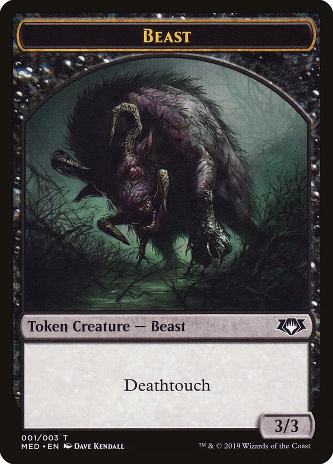 Beast Token [Mythic Edition Tokens] 