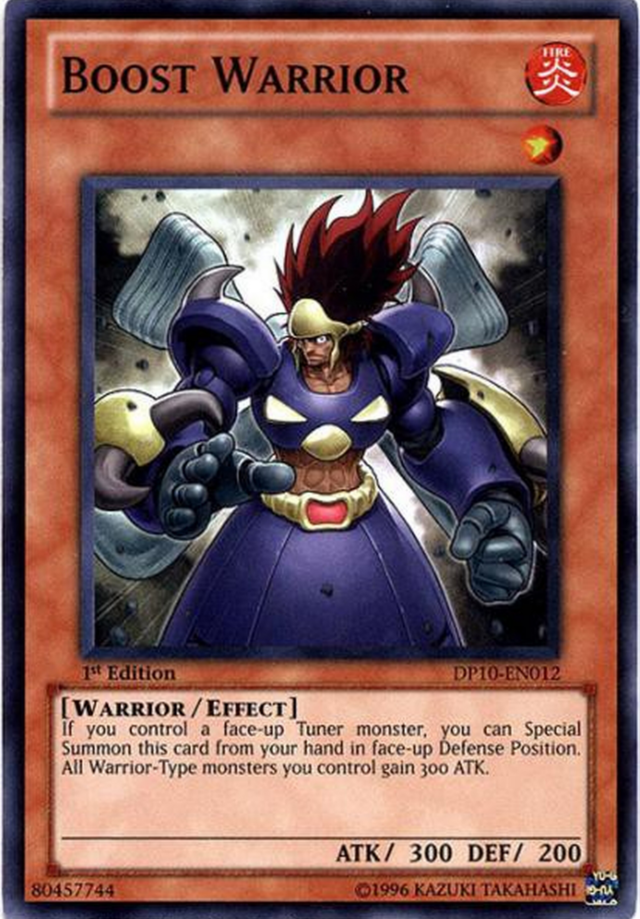 Boost Warrior [DP10-EN012] Super Rare 