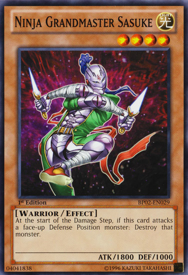 Ninja Grandmaster Sasuke [BP02-EN029] Mosaic Rare 