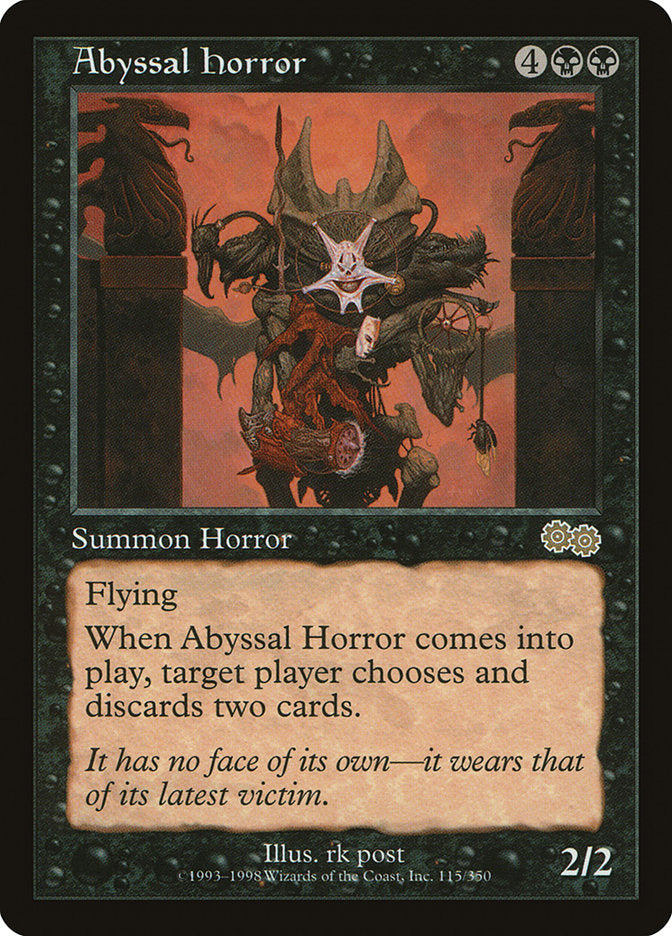 Abyssal Horror [Urza's Saga] 