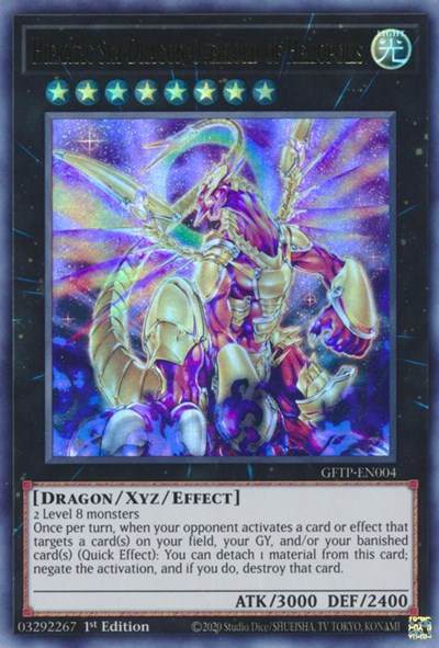 Hieratic Sky Dragon Overlord of Heliopolis [GFTP-EN004] Ultra Rare 