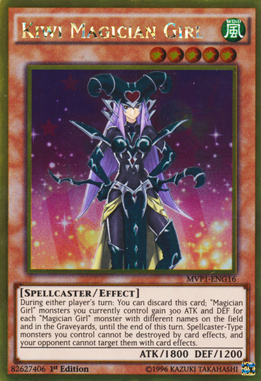 Kiwi Magician Girl [MVP1-ENG16] Gold Rare 
