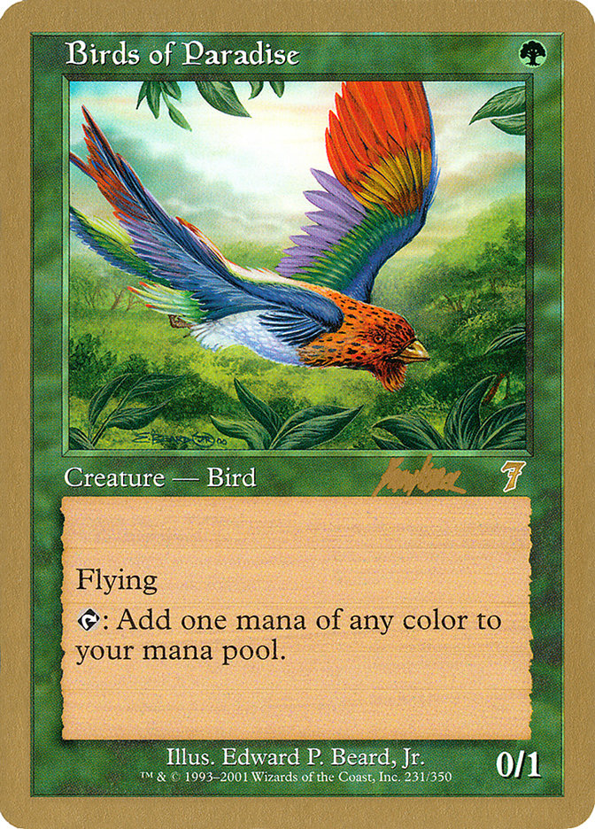 Birds of Paradise (Brian Kibler) [World Championship Decks 2002] 