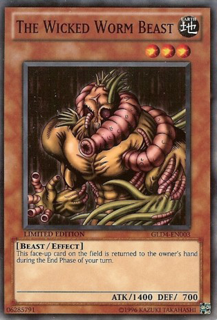 The Wicked Worm Beast [GLD4-EN003] Common 