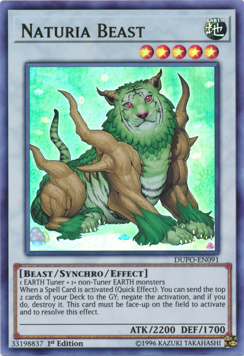 Naturia Beast [DUPO-EN091] Ultra Rare 
