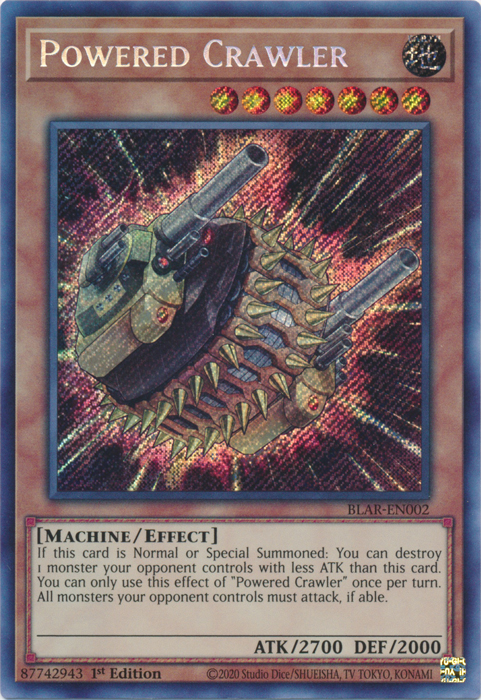 Powered Crawler [BLAR-EN002] Secret Rare 
