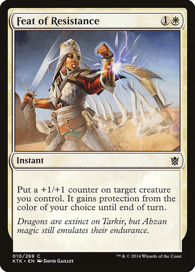 Feat of Resistance [Khans of Tarkir] 