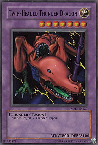 Twin-Headed Thunder Dragon [MRD-EN120] Super Rare 