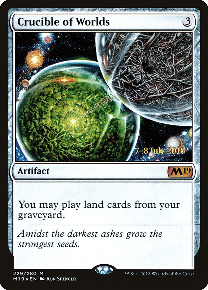 Crucible of Worlds [Core Set 2019 Prerelease Promos] 