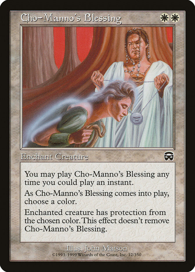 Cho-Manno's Blessing [Mercadian Masques] 