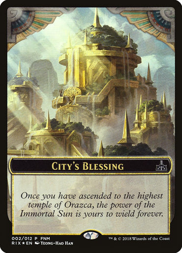 City's Blessing // Elemental Double-Sided Token [Friday Night Magic 2018] 