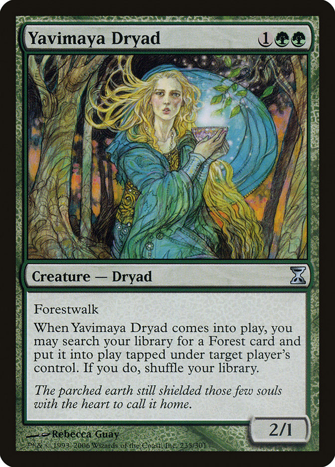 Yavimaya Dryad [Time Spiral] 