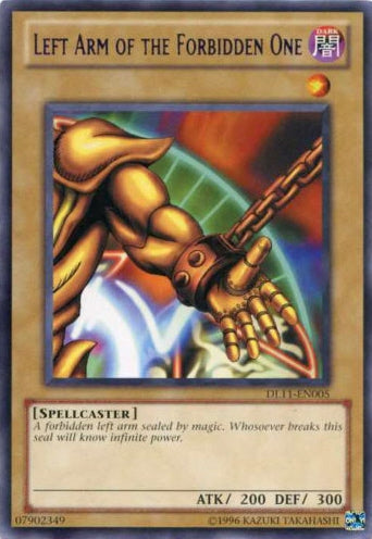 Left Arm of the Forbidden One (Purple) [DL11-EN005] Rare 