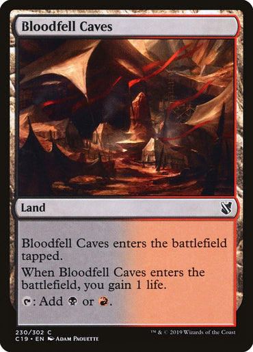 Bloodfell Caves [Commander 2019] 