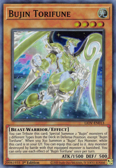 Bujin Torifune [LIOV-EN013] Super Rare 