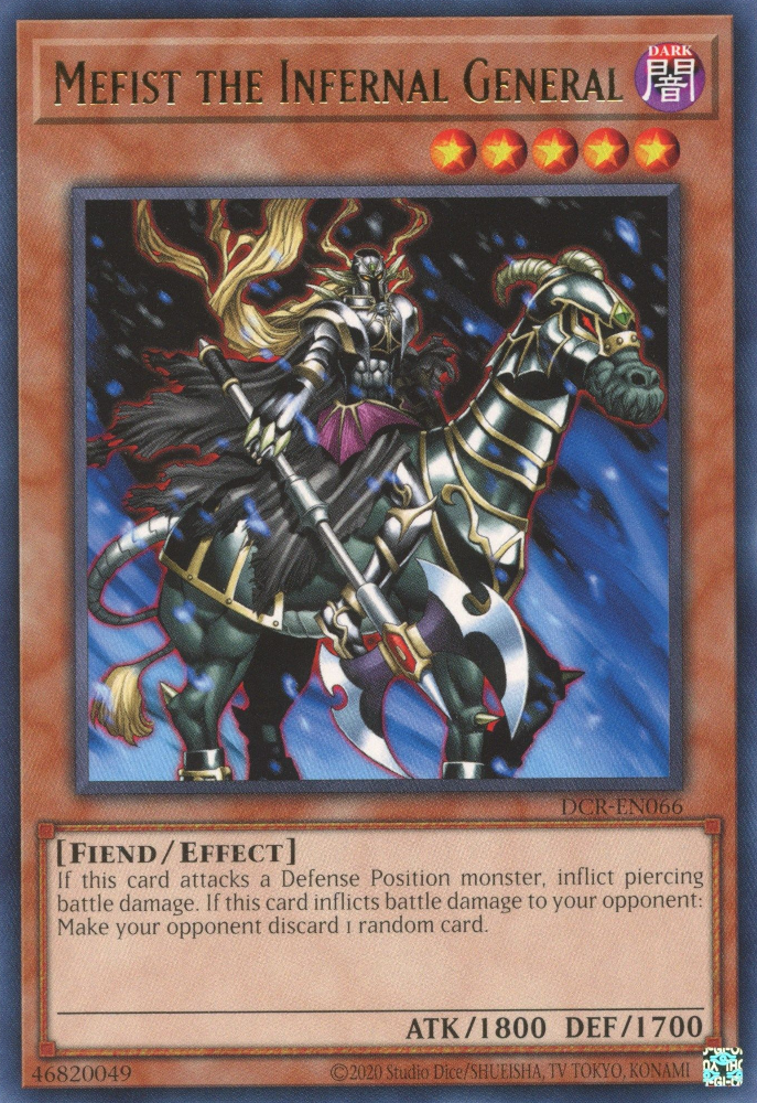 Mefist the Infernal General [DCR-EN066] Rare 