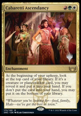 Cabaretti Ascendancy (Promo Pack) [Streets of New Capenna Promos] 
